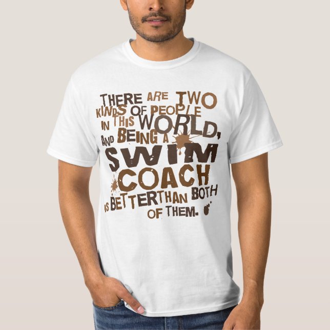 T-shirt Cadeau d'entraîneur de bain (Devant)