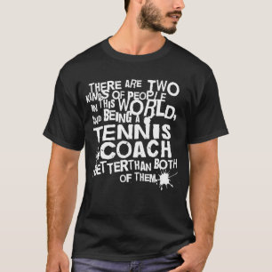 T-shirt Cadeau d'entraîneur de tennis