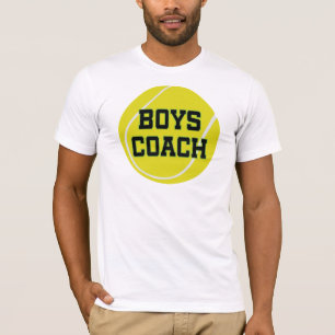 T-shirt Cadeau d'entraîneur de tennis de garçons