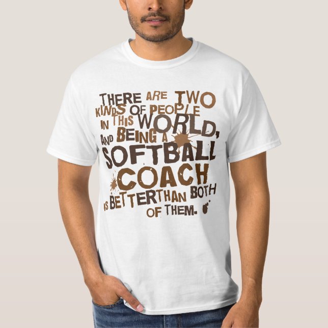 T-shirt Cadeau d'entraîneur du base-ball (Devant)