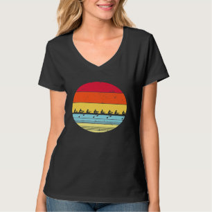 T-shirt Cadeau d'équipe de bateau d'équipage de rameur drô