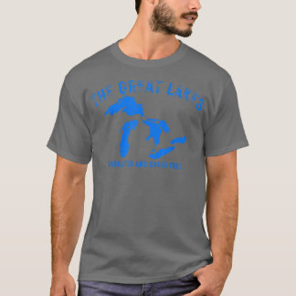 T-shirt Cadeau des Grands Lacs non salé et sans requin Mic