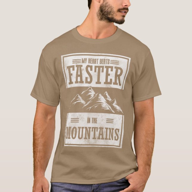 T-shirt Cadeau d'escalade de montagne (Devant)