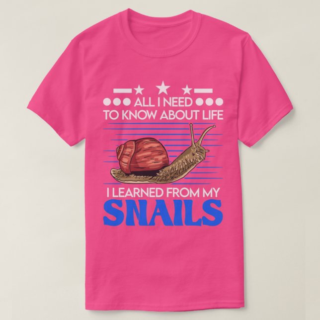 T-shirt Cadeau d'escargot comestible1 (Design devant)