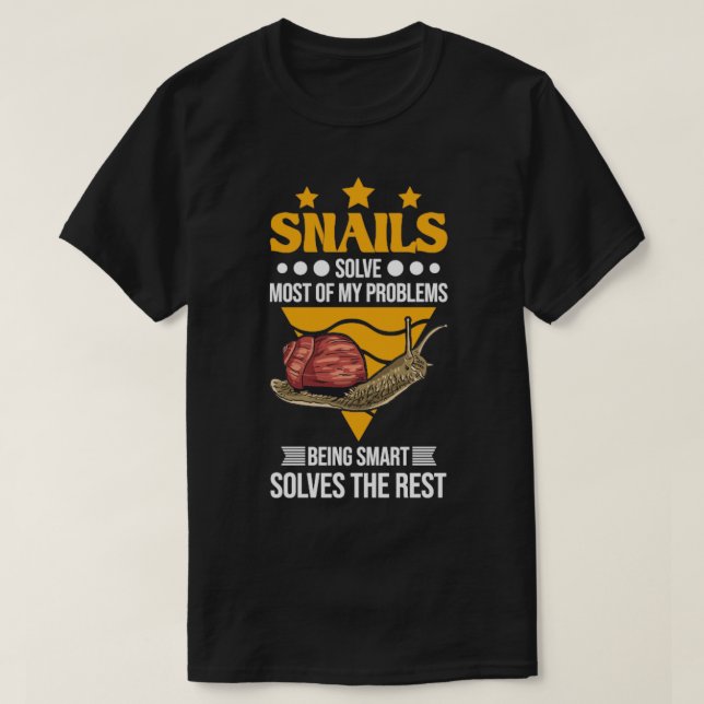 T-shirt Cadeau d'escargot comestible4 (Design devant)
