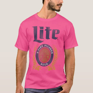 T-shirt Cadeau d'étiquette de bière vintage Miller Lite A