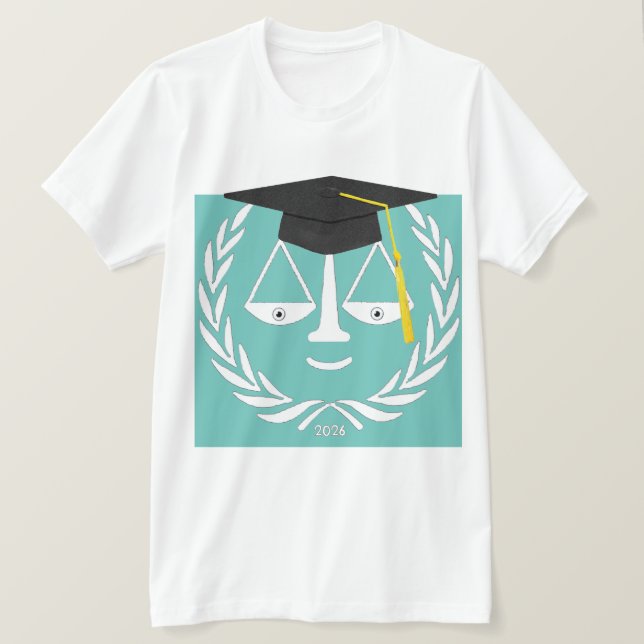 T-shirt Cadeau d'études de droit (Design devant)