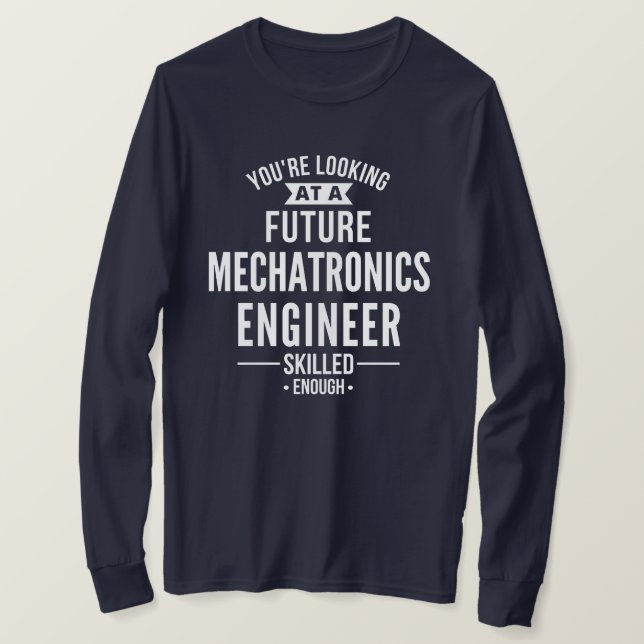 T-shirt cadeau d'ingénieur mécanicien (Design devant)