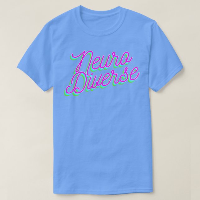 T-shirt Cadeau Diverse de la jupe ADHD Neuro (Design devant)