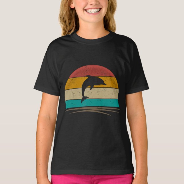 T-shirt Cadeau Dolphins pour enfant | Design beauté (Devant)