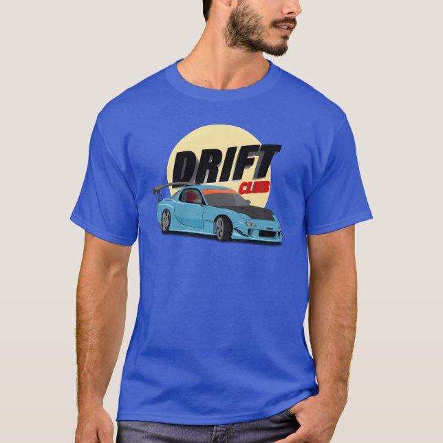 T-shirt Cadeau Drift Club conception classique (Devant)
