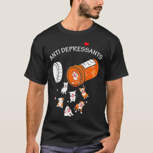 T-shirt Cadeau drôle d'amant de Pitbull de chien antidépre