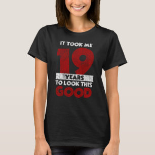 T-shirt Cadeau drôle d'anniversaire 19 ans vintage