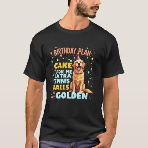 T-shirt Cadeau drôle d'anniversaire Chien Retriever doré