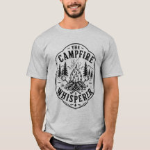 Cadeau drôle d'aventure de feu de camp de camping,