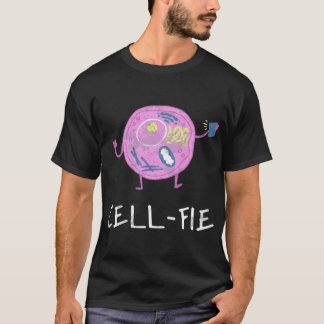 T-shirt Cadeau drôle de biologiste cool CellFie pour étudi