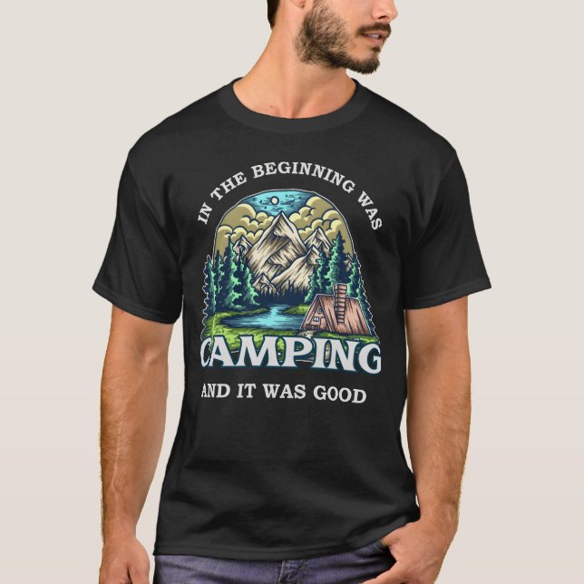 T-shirt Cadeau drôle de camping fille (Devant)
