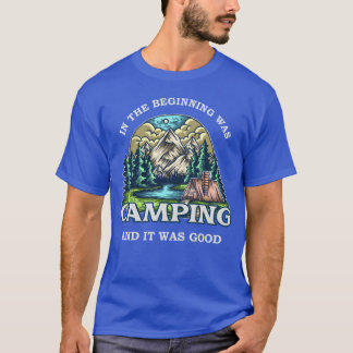 T-shirt Cadeau drôle de camping fille