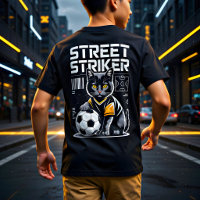 Cadeau drôle de chat de football de rue pour les a