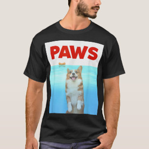 T-shirt Cadeau drôle de chien - Parodie de Paws Chien Corg