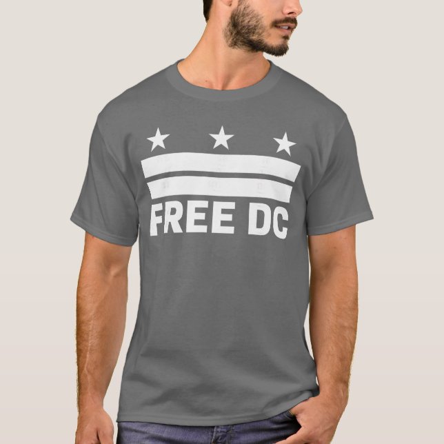 T-shirt Cadeau drôle de DC gratuit (Devant)