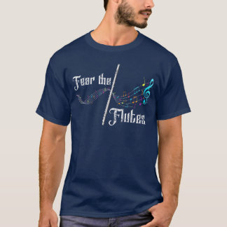 T-shirt Cadeau drôle de flûtes de Fearhe pour flûtiste Mus