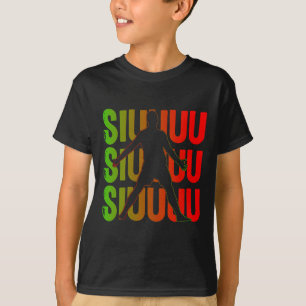 T-shirt Cadeau drôle de foot Siuuuu pour les amateurs de f
