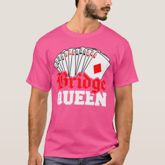 T-shirt Cadeau drôle de jeu de cartes de bridge amateur de
