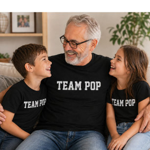 T-shirt Cadeau drôle de la fête des pères pour l'équipe Po