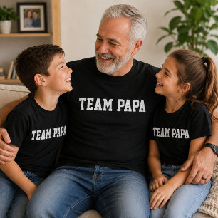 T-shirt Cadeau drôle de la fête des pères Team Papa Varsit