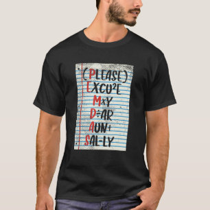 T-shirt Cadeau drôle de maths et de prof de maths pemdas n