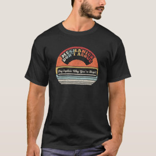 T-shirt Cadeau drôle de mécanicien Rétro Mécanique Ne disc