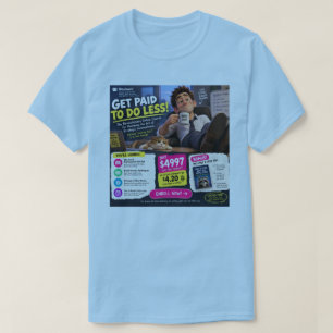 T-shirt cadeau drôle de mème de travail SlackerU