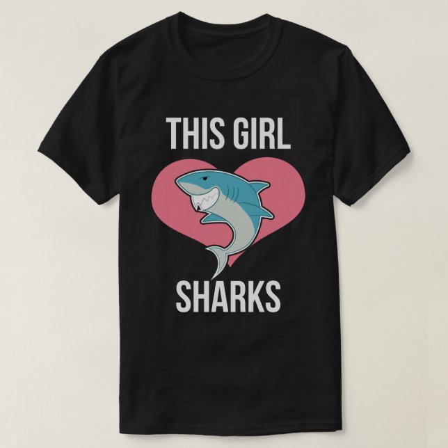 T-shirt Cadeau drôle de nouveauté pour l'amant de requin (Design devant)