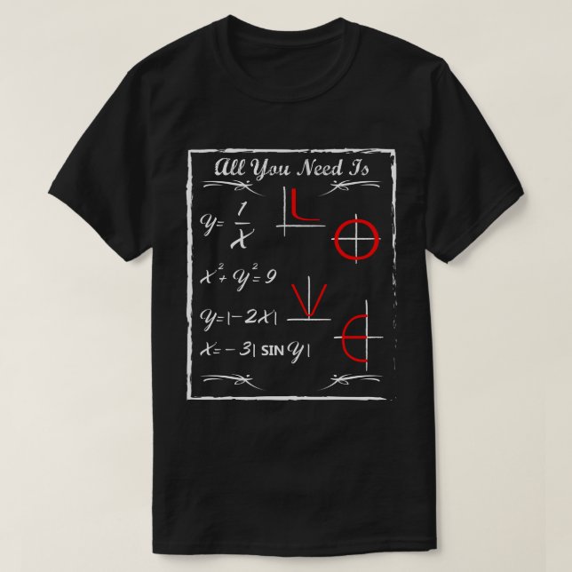 T-shirt Cadeau drôle de nouveauté pour le mathématicien (Design devant)