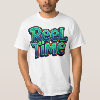 T-shirt Cadeau drôle de pêche en temps réel pour pêcheur