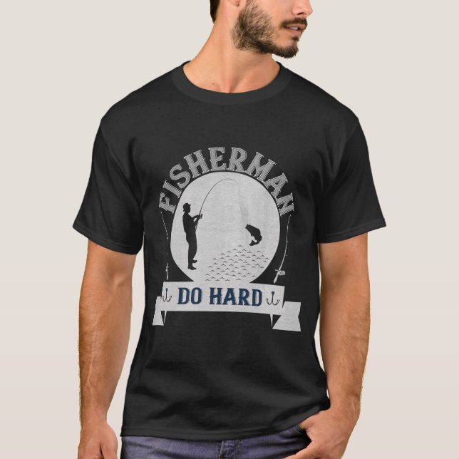 T-shirt Cadeau drôle de pêcheur de poisson (Devant)