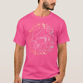 T-shirt Cadeau drôle de pianiste Joueur de piano Clavier P
