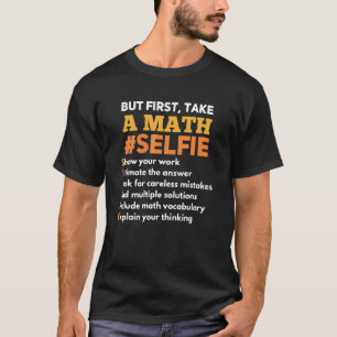 T-shirt Cadeau drôle de professeur de mathématiques pour u