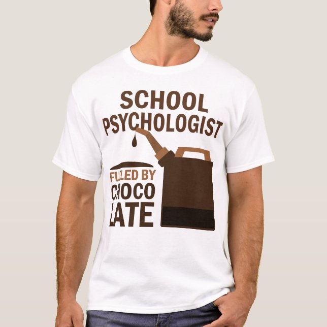 T-shirt Cadeau (drôle) de psychologue d'école (Devant)