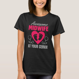 T-shirt Cadeau drôle de sage-femme pour l'étudiante en dou
