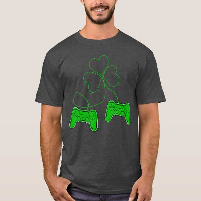 T-shirt Cadeau drôle de Saint-Patrick pour un gif de jeu d (Devant)