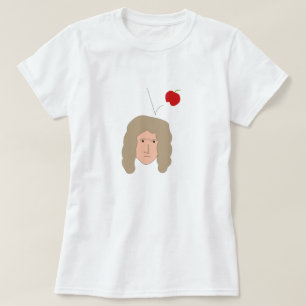 T-shirt Cadeau drôle de science de pomme qui tombe pour le