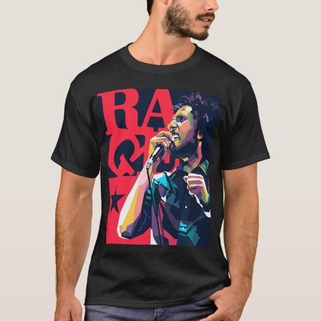 T-shirt Cadeau drôle de Zack de la rocha (Devant)