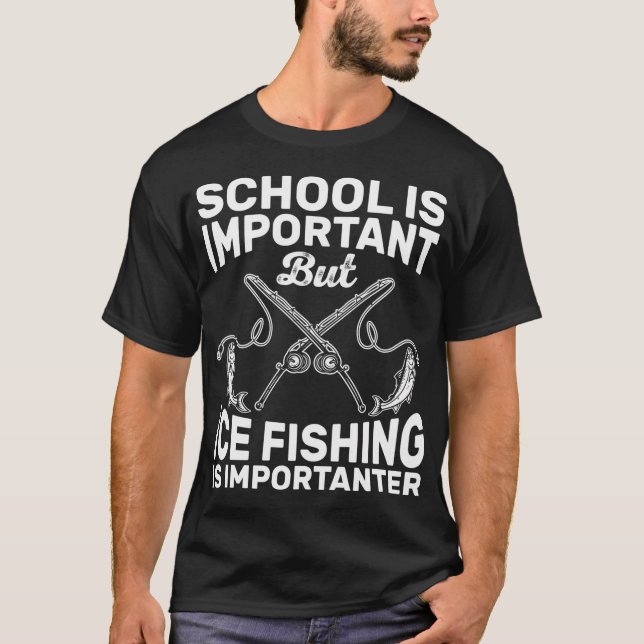 T-shirt Cadeau drôle d'enfant étudiant d'importance de pêc (Devant)