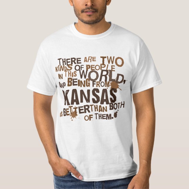 T-shirt Cadeau (drôle) du Kansas (Devant)