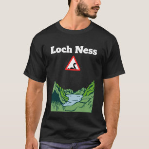 T-shirt Cadeau drôle du Loch Ness monstre Nessie avertisse