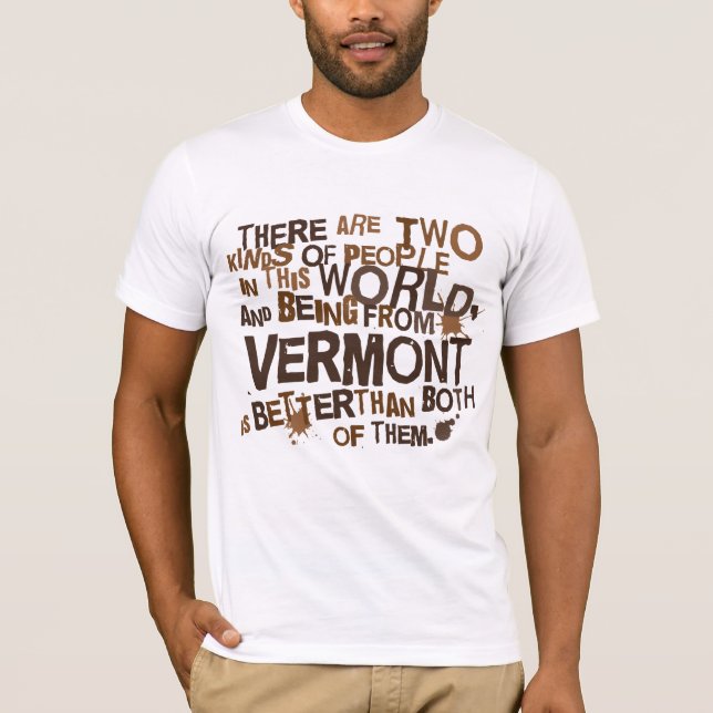 T-shirt Cadeau (drôle) du Vermont (Devant)