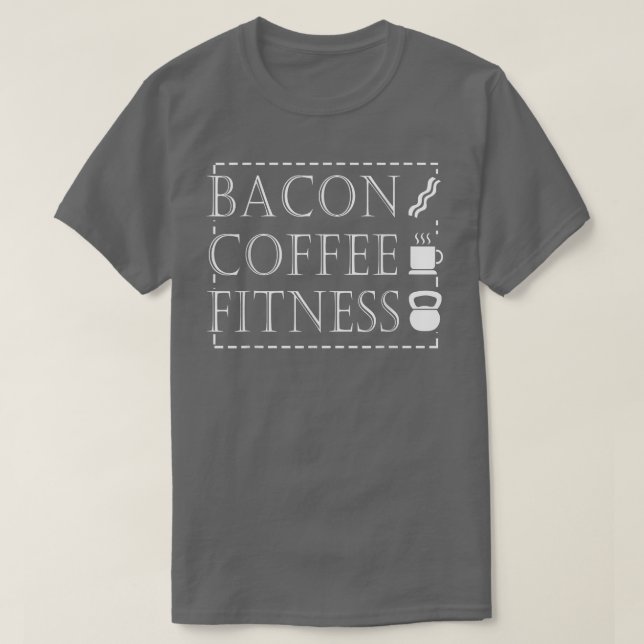 T-shirt Cadeau drôle pour amateur de bacon Fitness bacon c (Design devant)