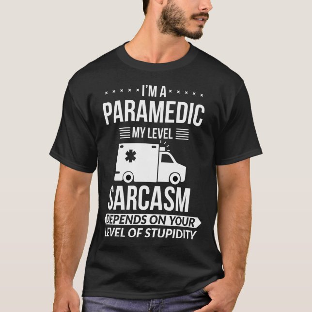 T-shirt Cadeau drôle pour ambulancier (Devant)